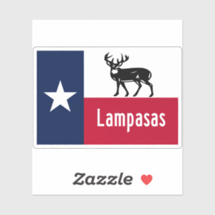 Adesivo Lampasas Texas