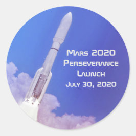 Adesivo Lançamento da Perseverança em Mars 2020