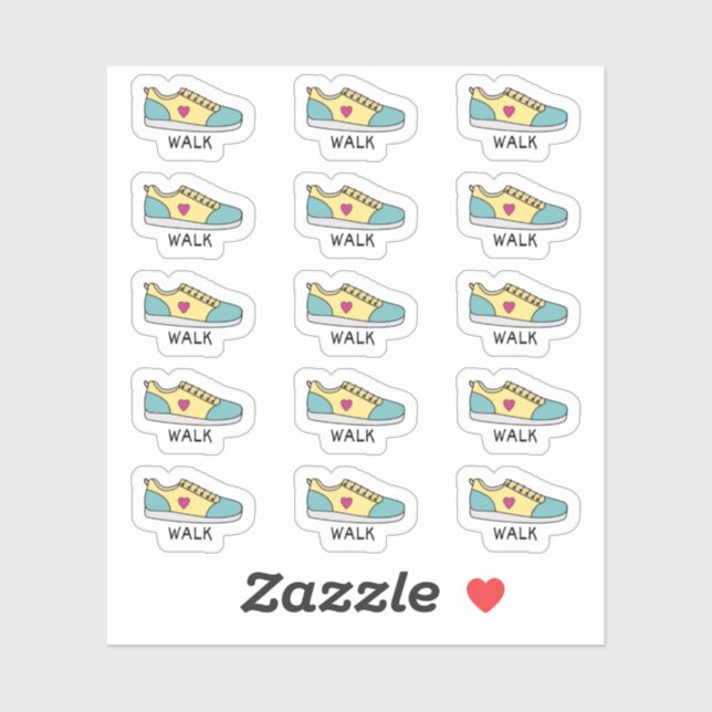 Adesivo Lançamento do Planejador Bujo do Walk Reminder (Folha)