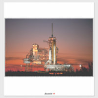 Lançamento do Red Sky for Space Shuttle Atlantis