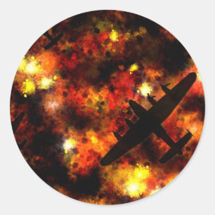 Adesivo Lancaster Bomber Night Raid