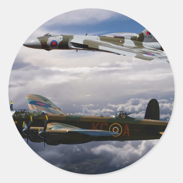 Adesivo Lancaster e Vulcano XH558 (Frente)