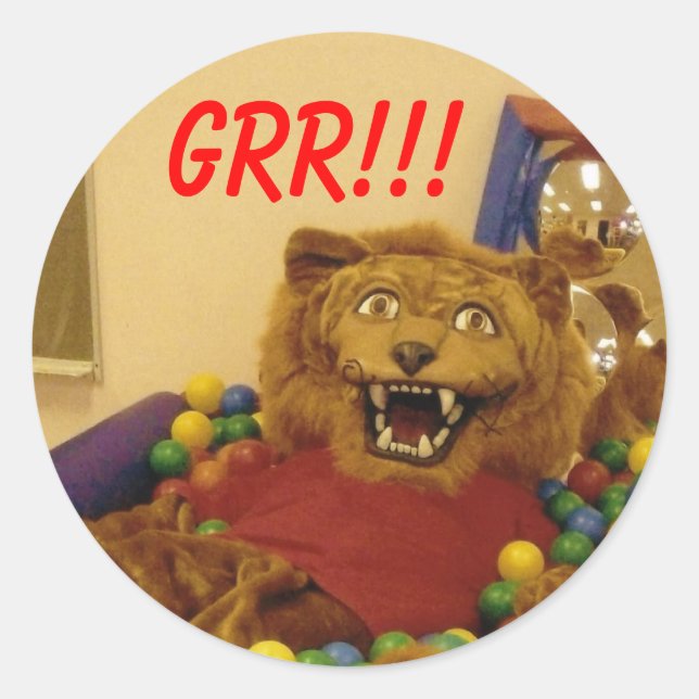 Adesivo Lance 1, GRR!! (Frente)