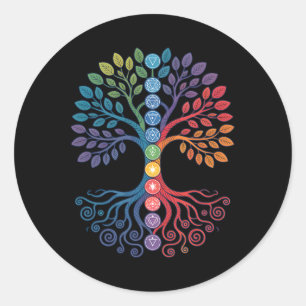 Adesivo Lanced Realms Geometria Sagrada Árvore Mandala Cha