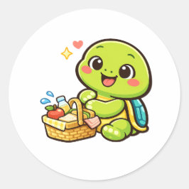 Adesivo Lanche de Piquenique na Praia