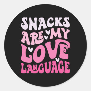 Adesivo Lanches São Minha Linguagem do Amor Dia dos Namora