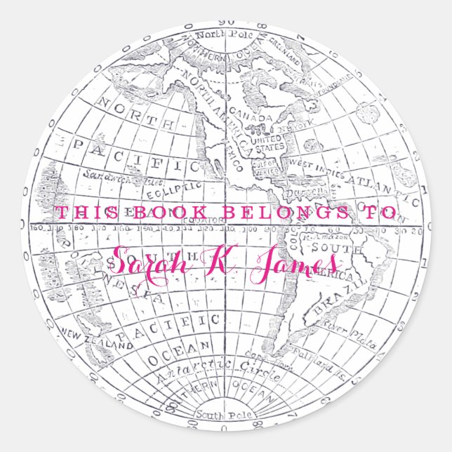 Adesivo Lands of the Western Hemisphere Full BOOKPLATE (Frente)