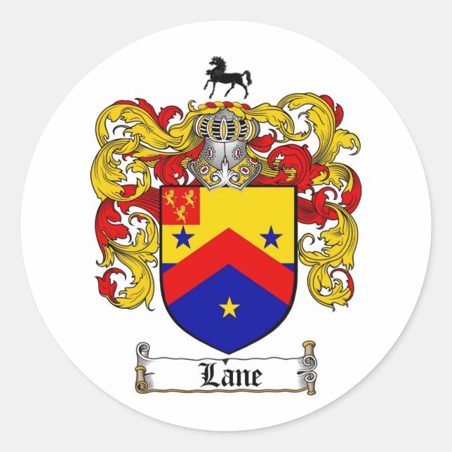 ADESIVO LANE FAMILY CREST - LANE CASACO DE ARMAS (Frente)