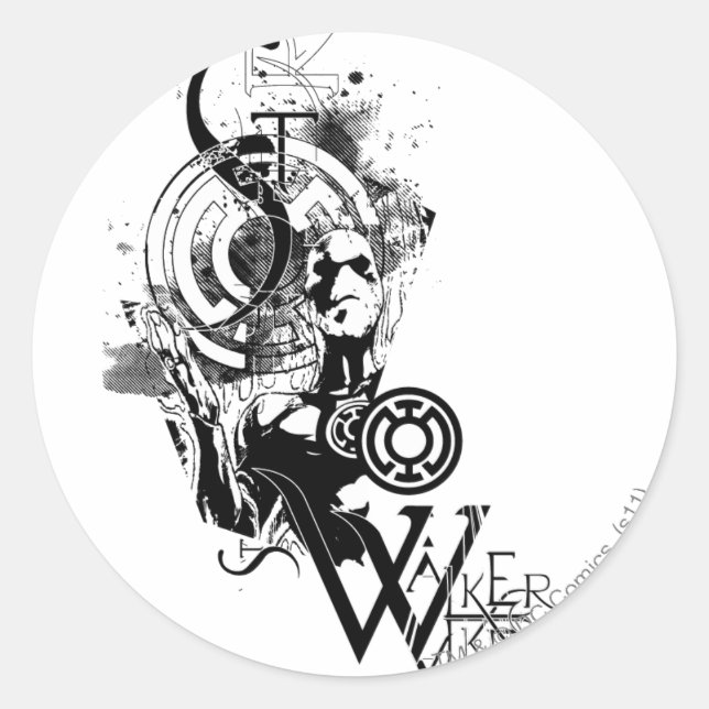 Adesivo Lanterna Azul - Gráfico 2 (Frente)