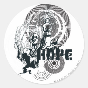 Adesivo Lanterna Azul Gráfico 4