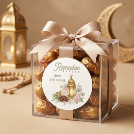Adesivo Lanterna Floral do Ramadan Kareem