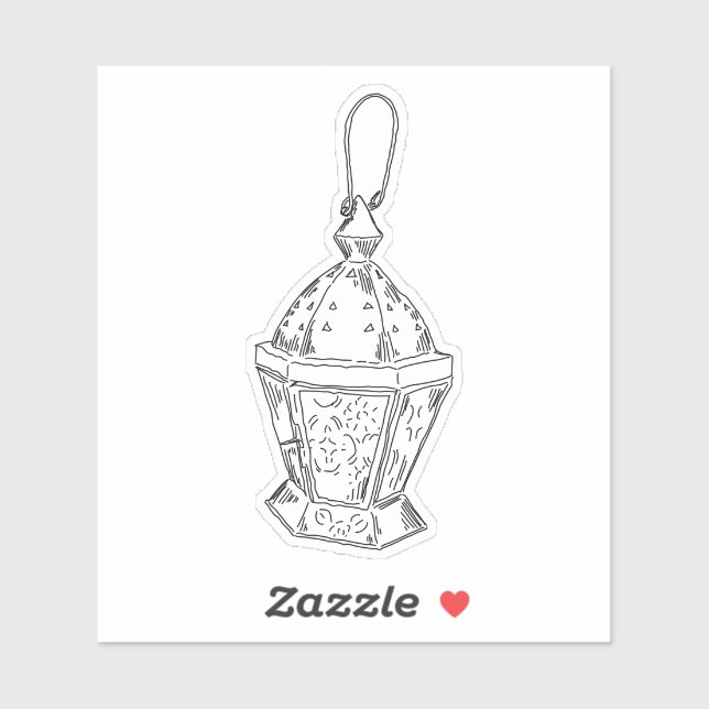 Adesivo Lanterna Velha (Folha)