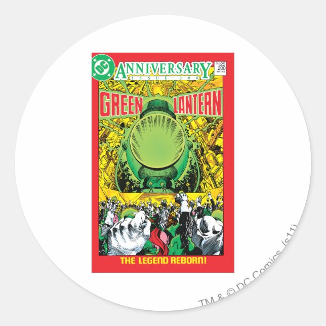 Adesivo Lanterna Verde - A Lenda Renascida (Frente)