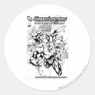 Adesivo Lanterna Verde - Cobrir Arquivos Secretos e Origen