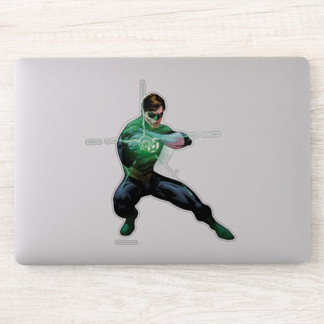 Adesivo Lanterna Verde e Anel Brilhante (Computador)