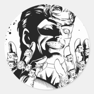 Adesivo Lanterna Verde - Muitos Anéis, Preto e Branco