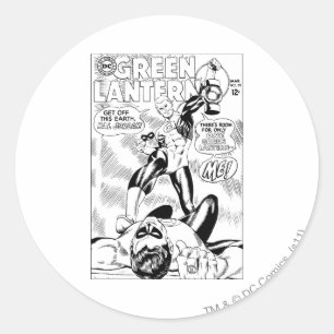 Adesivo Lanterna verde - saia este Earch Hal Jordan, Bla