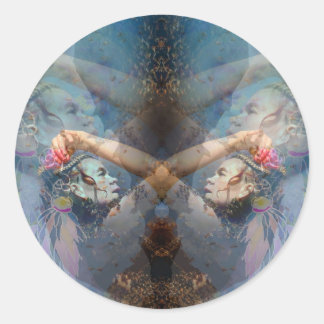 Adesivo lanternas com penas