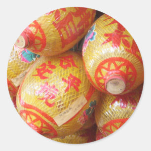 Adesivo Lanternas de Papel Chinesas Sortudas