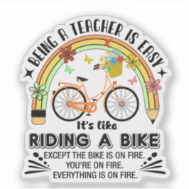 Adesivo lápis arco-íris Apreciação do professor, professor