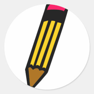 Adesivo lápis da escola do estudante