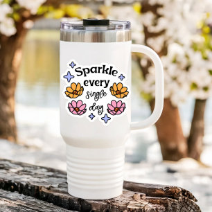 Adesivo Laptop de Afirmação de Cotação Sparkle Autocolan