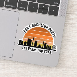 Adesivo Laptop de Férias Personalizadas Sunset da Las Vega