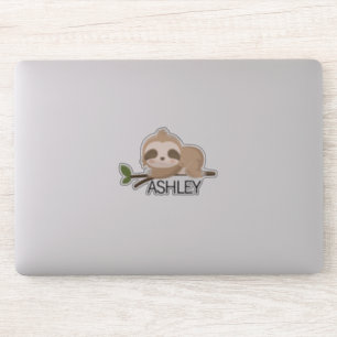 Adesivo Laptop de Nome de Largura Personalizado