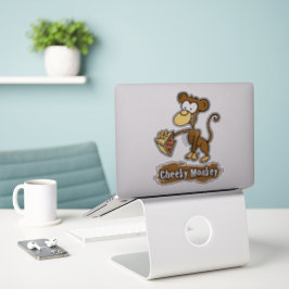 Adesivo Laptop Macaco Cheio