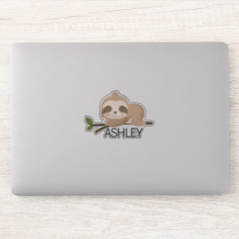 Adesivo Laptop Personalizado de Nome da Largura