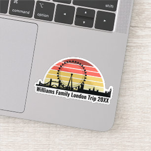 Adesivo Laptop Personalizado Sunset London England
