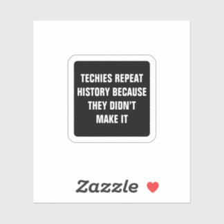 Adesivo Laptop techie-bashing Sticker