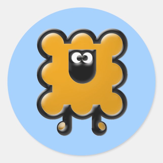 Adesivo laranja (Frente)