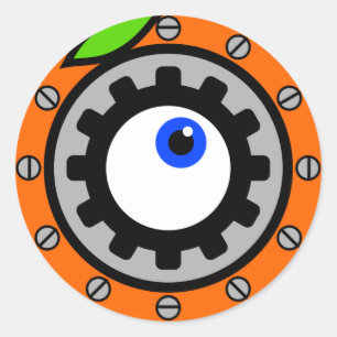 Adesivo Laranja De Carrinho