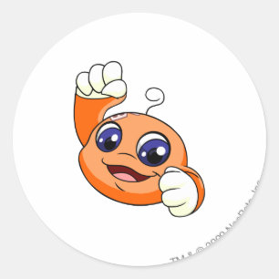 Adesivo Laranja de Kiko