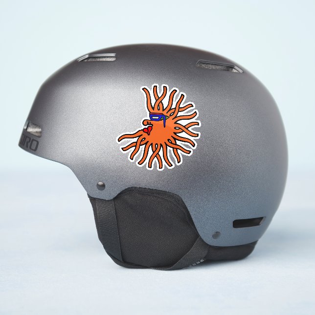 Adesivo Laranja Migrozalt (Lado do capacete)