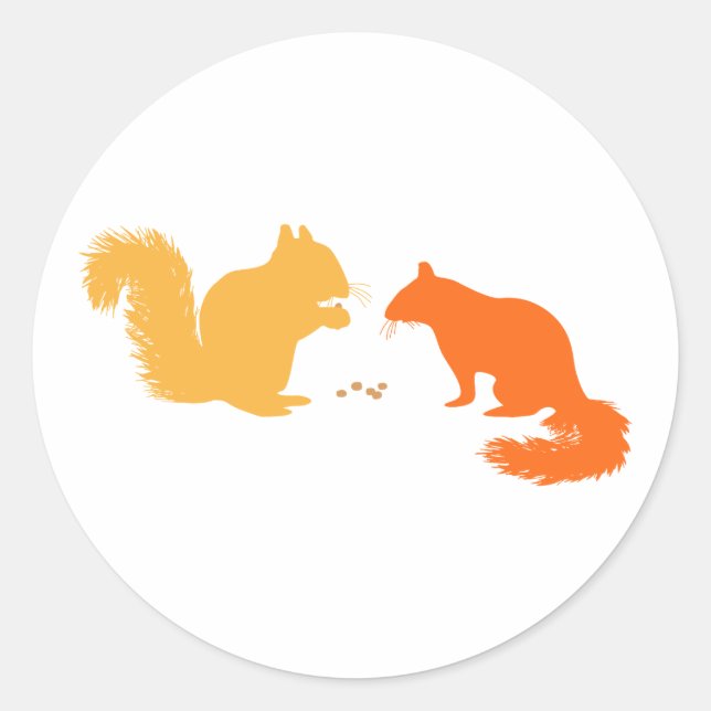 Adesivo Laranja Squirrels (Frente)