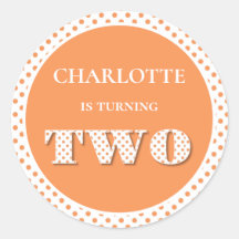 Laranja Turning Duas Bolinhas