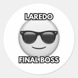 Adesivo Laredo Chefe Final Emoji Legal