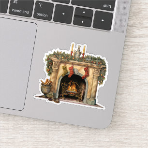 Adesivo Lareira Vitoriana Cozy