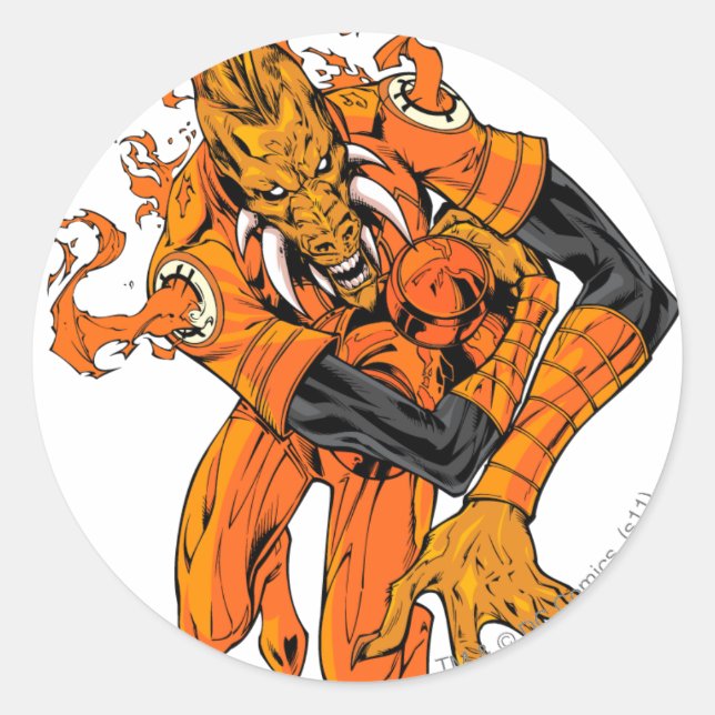 Adesivo Larfleeze - Agente Laranja 7 (Frente)