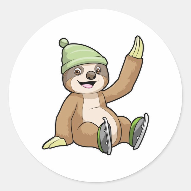 Adesivo Largura na patinação de gelo com skates de gelo (Frente)