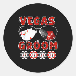 Adesivo Las Vegas Groom Wede Tee Bachelor Party Stag Ni