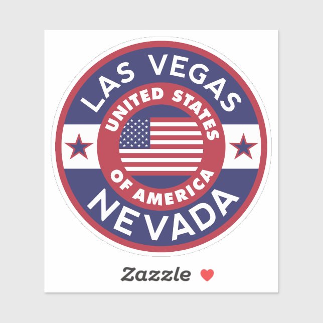 Adesivo LAS VEGAS, Nevada (Folha)