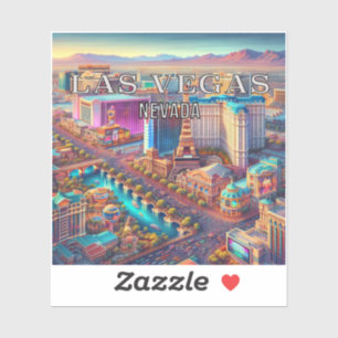 Adesivo Las Vegas Nevada 3 Inch Vinyl Sticker
