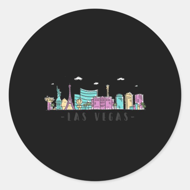 Adesivo Las Vegas Skyline Nevada (Frente)