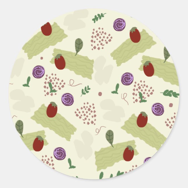 Adesivo Lasagna Soup Pizza Restaurante Queijo Espaguete (Frente)