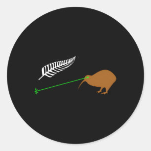 Adesivo Laser Kiwi Flag - Nova Zelândia Popular Choice