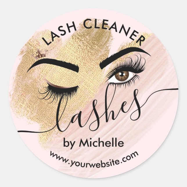 Adesivo Lash Cleaner Makeup Eyes Beauty salon Classn (Frente)