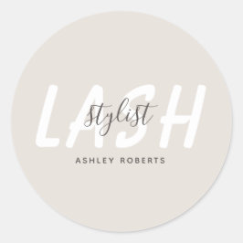 Adesivo Lash estilista moderno em tons de luz